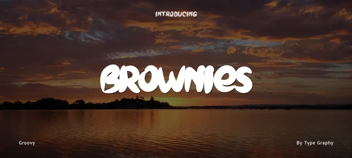 Brownies font preview