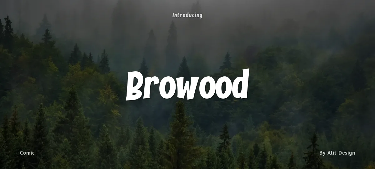 Browood font preview