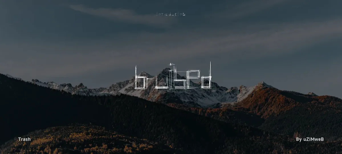 Bruised font preview