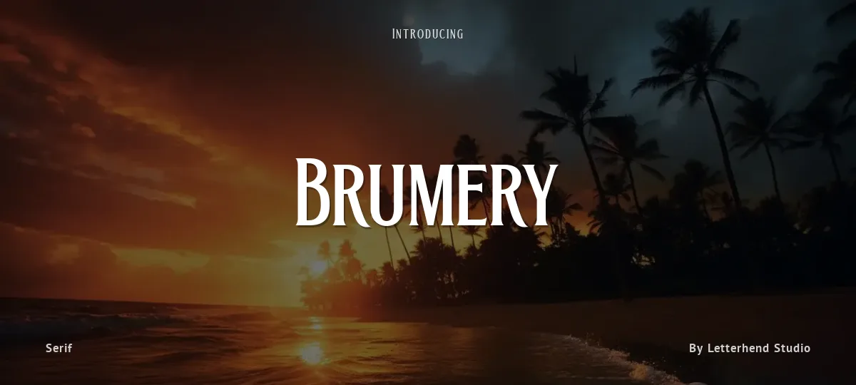 Brumery font preview