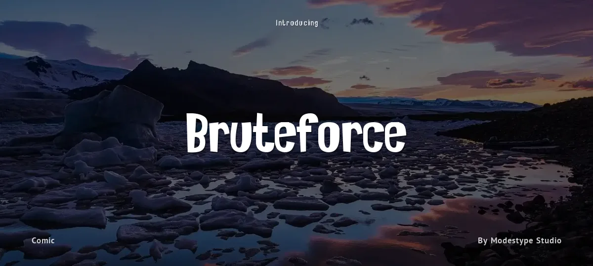 Bruteforce font preview