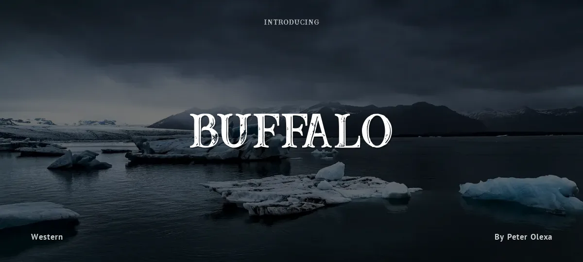 Buffalo font preview
