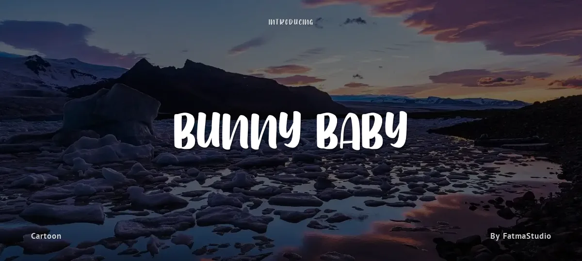 Bunny Baby font preview