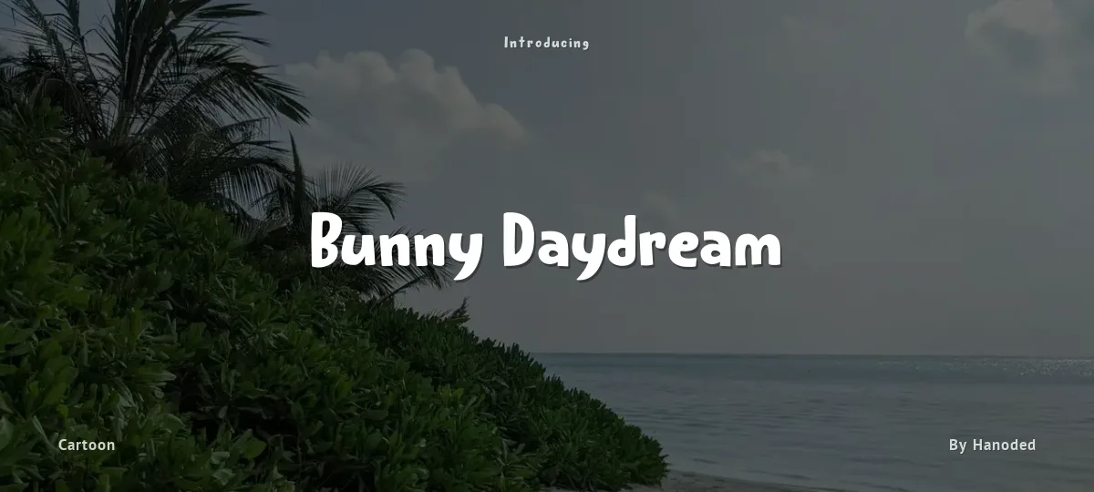 Bunny Daydream font preview