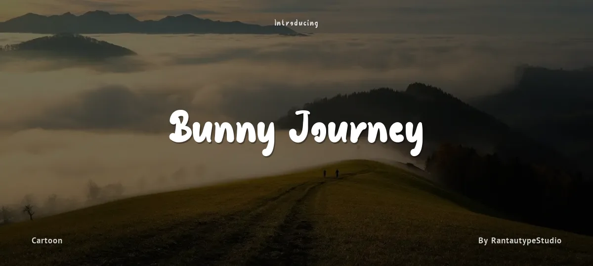 Bunny Journey font preview