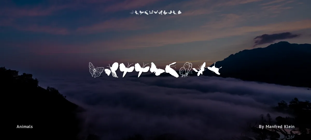 ButterFly font preview