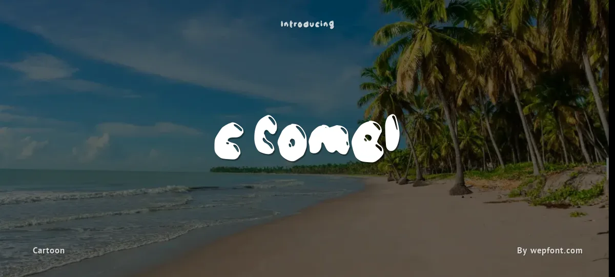 c Comel font preview
