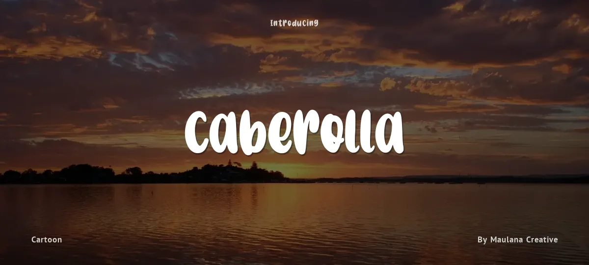 Caberolla font preview