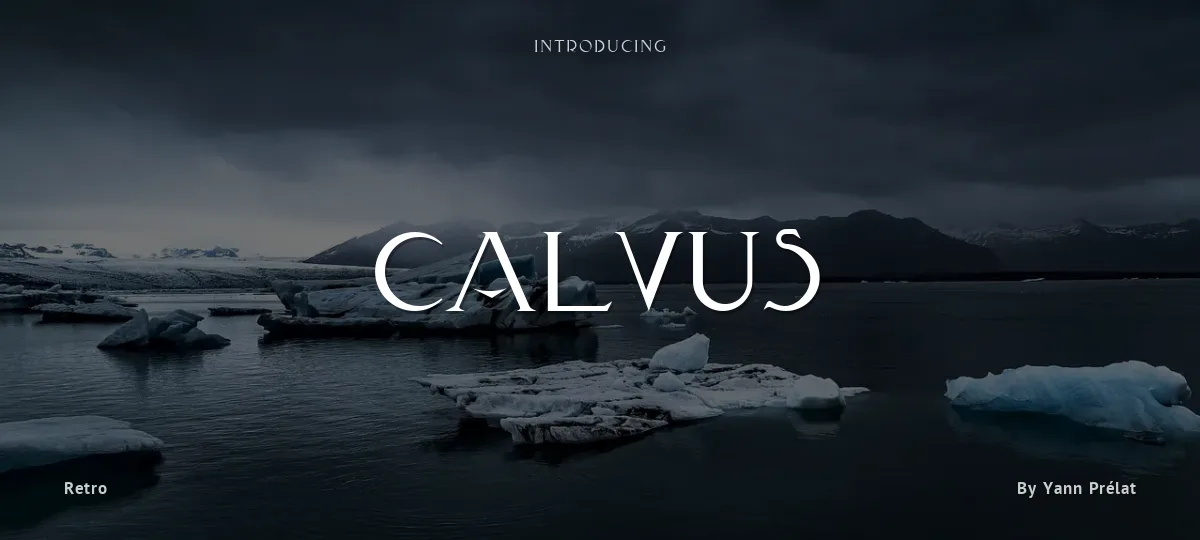 Calvus font preview
