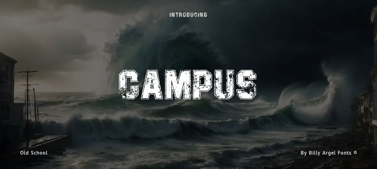 Campus font preview