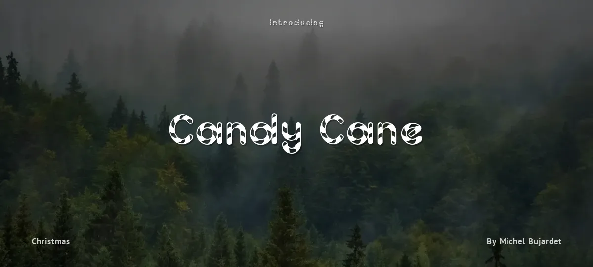Candy Cane font preview