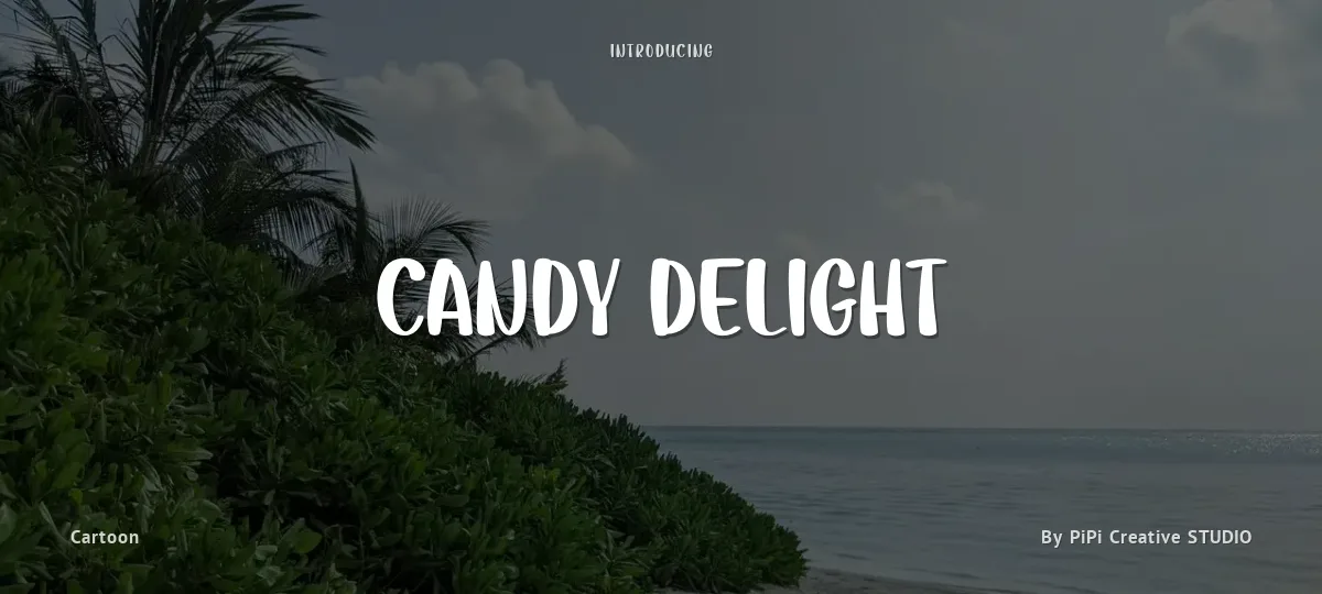 Candy Delight font preview