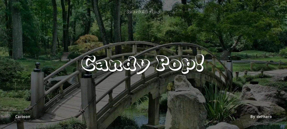 Candy Pop! font preview