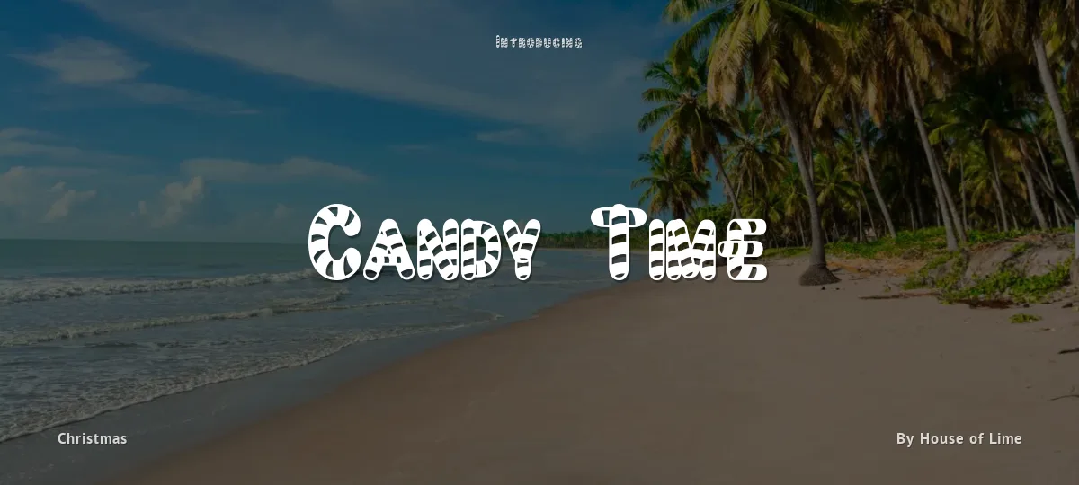 Candy Time font preview