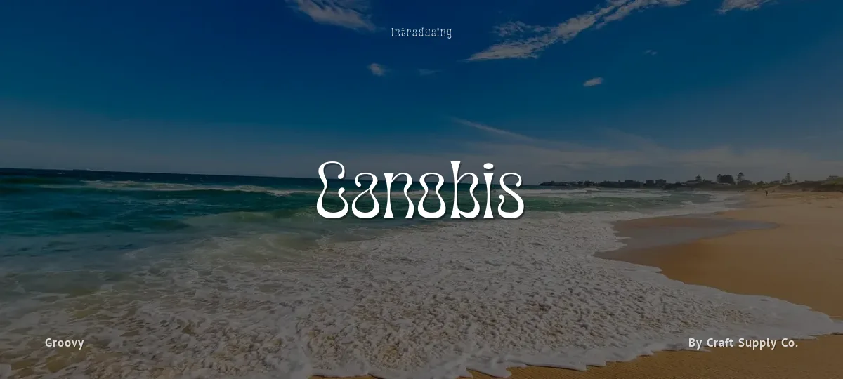 Canobis font preview