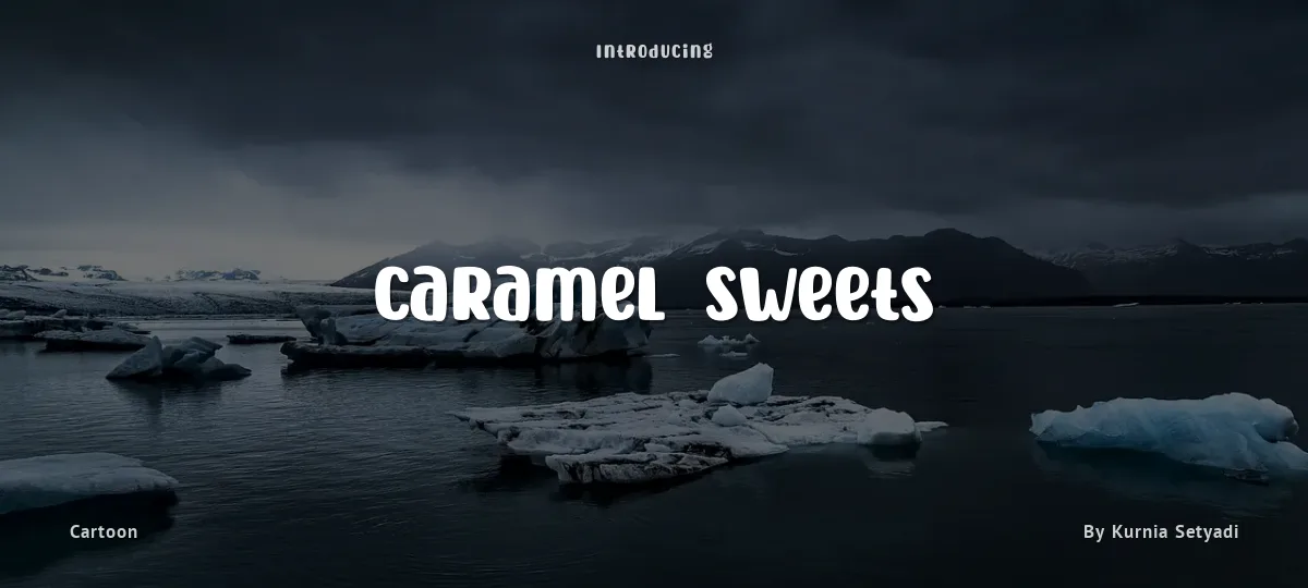 Caramel Sweets font preview