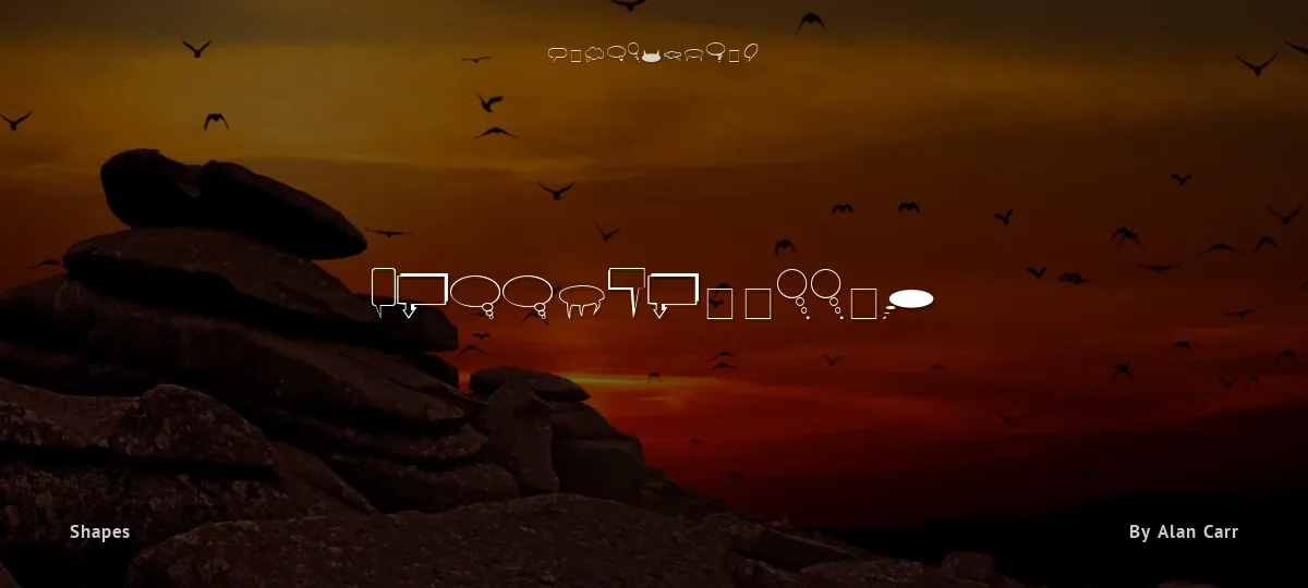 Carr Balloons font preview