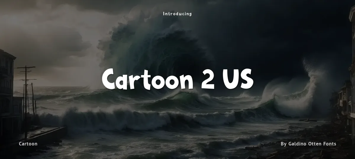 Cartoon 2 US font preview