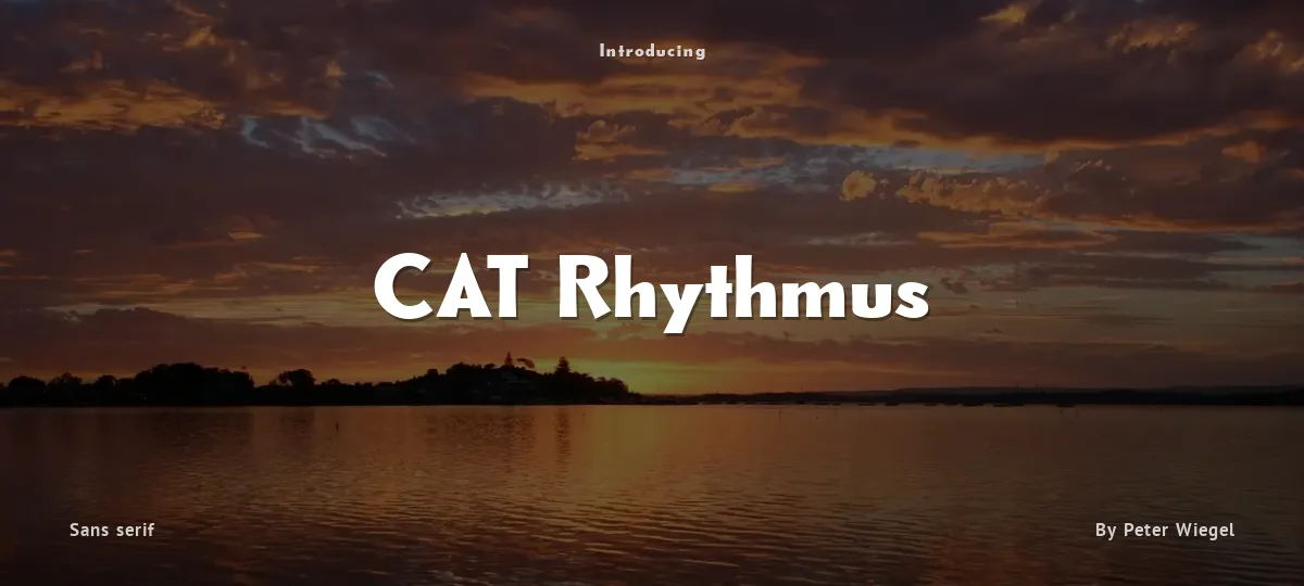 CAT Rhythmus font preview