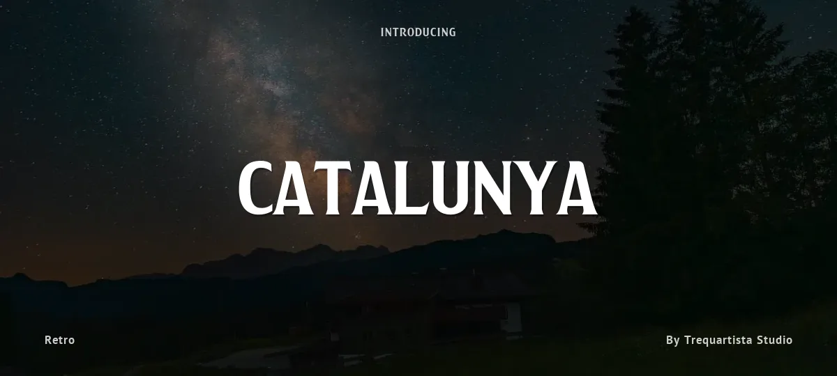 Catalunya font preview