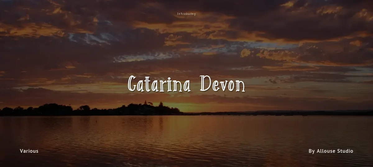 Catarina Devon font preview