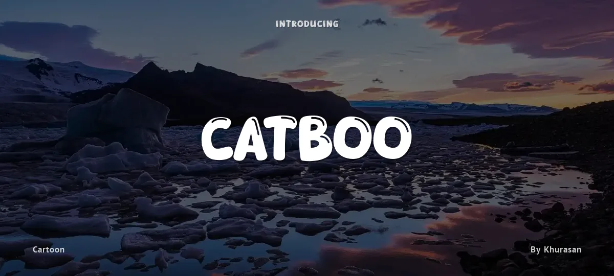 Catboo font preview