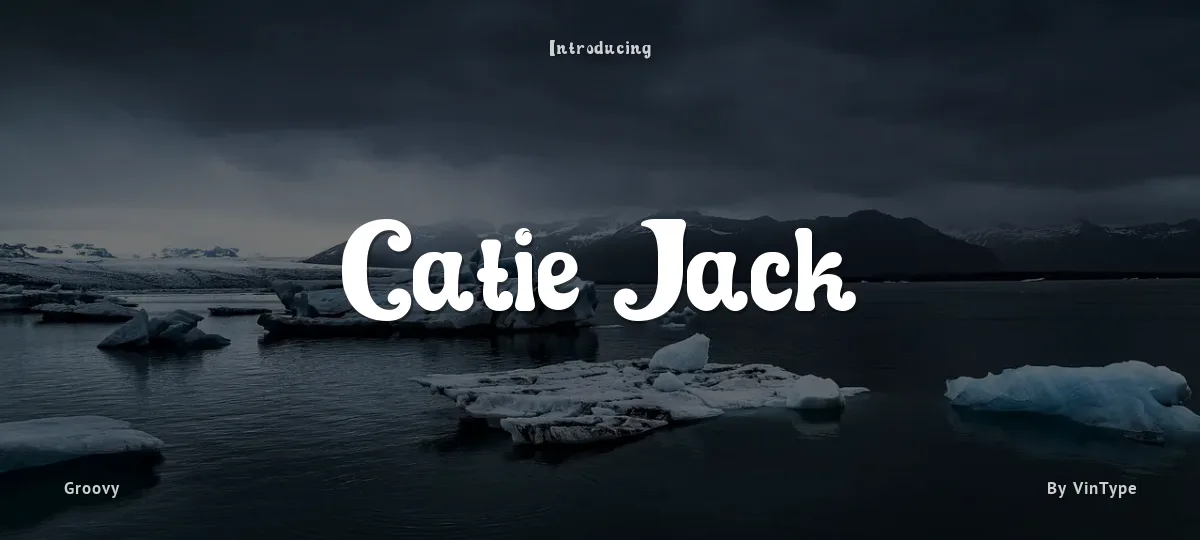 Catie Jack font preview