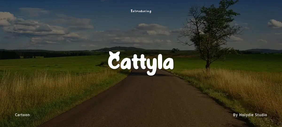 Cattyla font preview