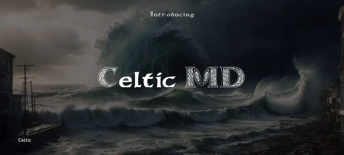 Celtic MD font preview