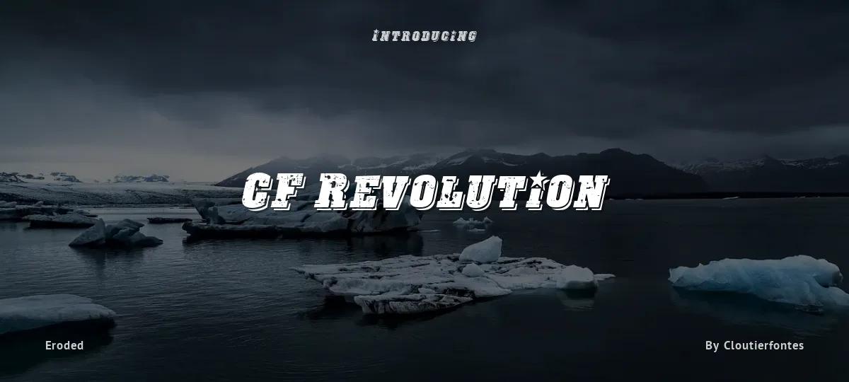 CF Revolution font preview