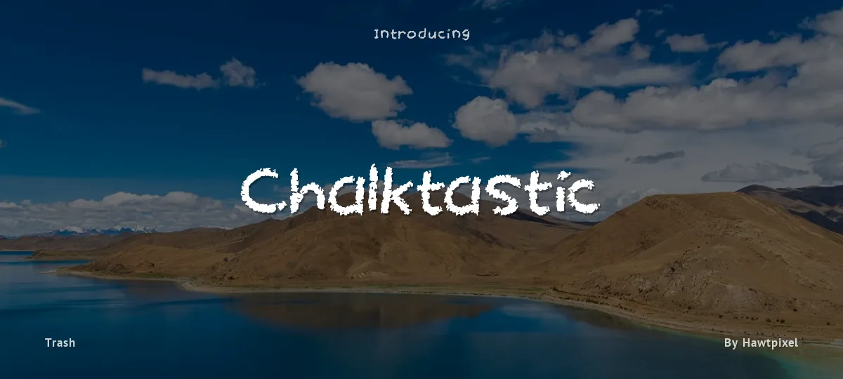Chalktastic font preview