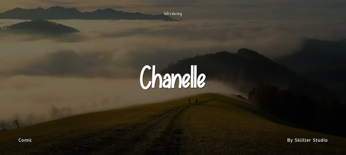 Chanelle font preview