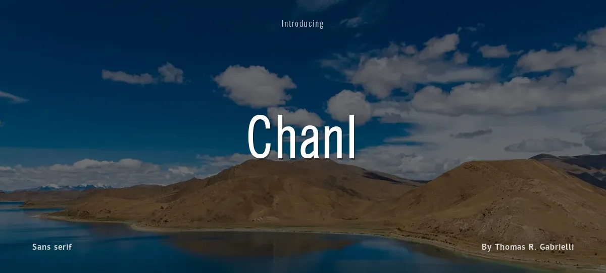 Chanl font preview