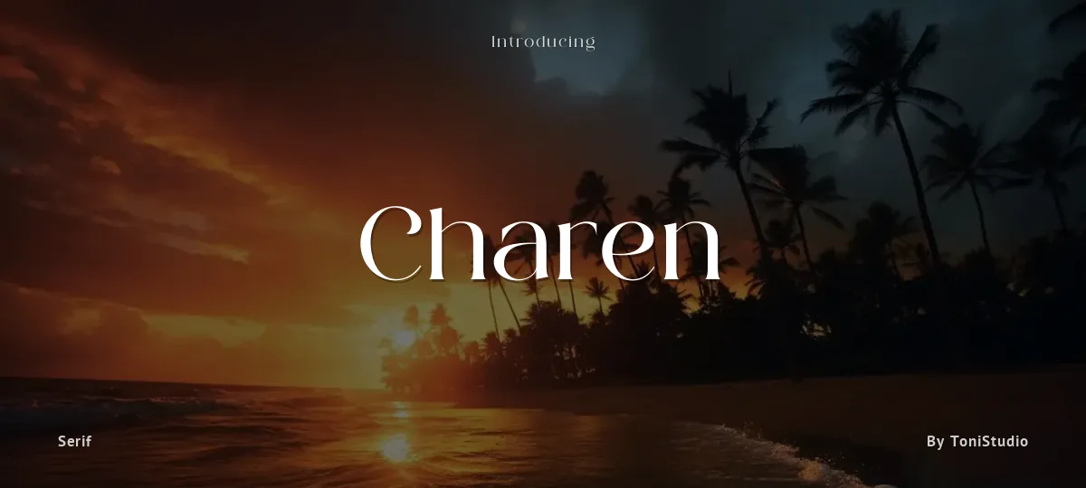 Charen font preview