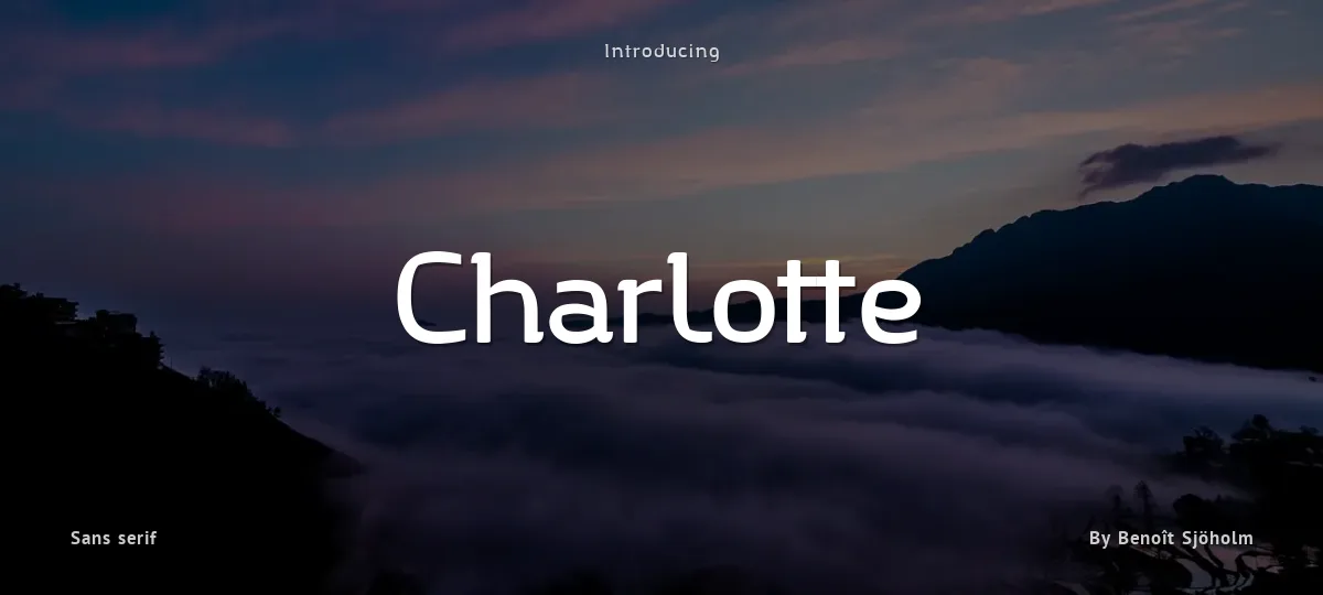 Charlotte font preview