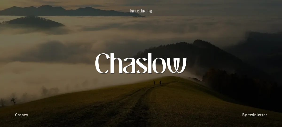 Chaslow font preview