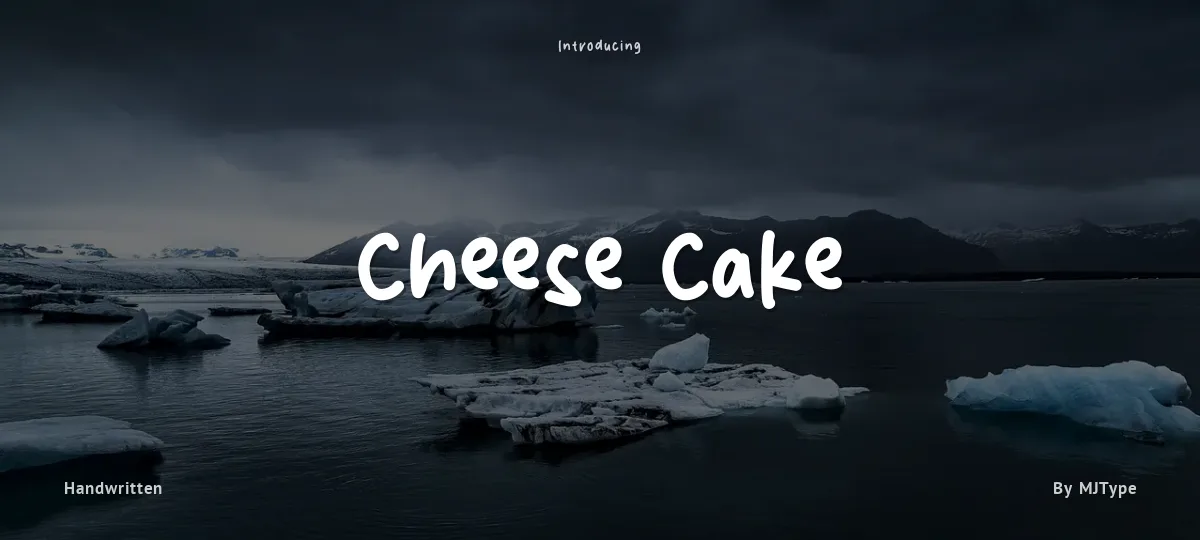 Cheese Cake font preview