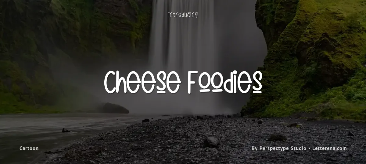 Cheese Foodies font preview