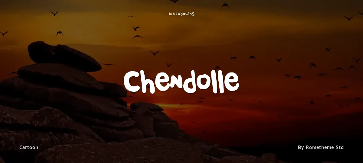 Chendolle font preview