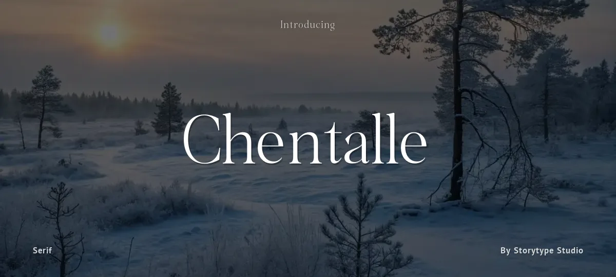 Chentalle font preview