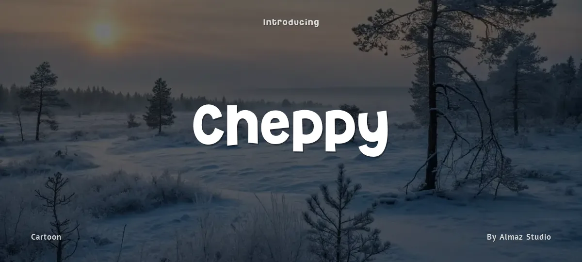 Cheppy font preview