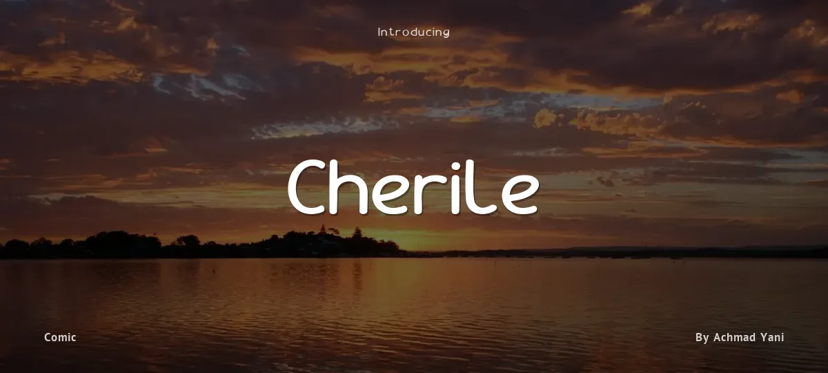 Cherile font preview