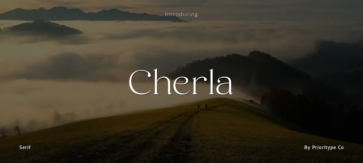 Cherla font preview