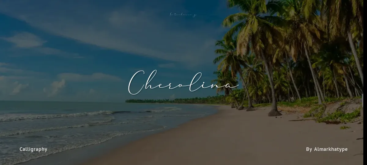 Cherolina font preview