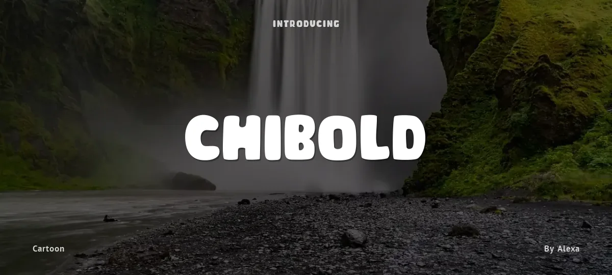 Chibold font preview