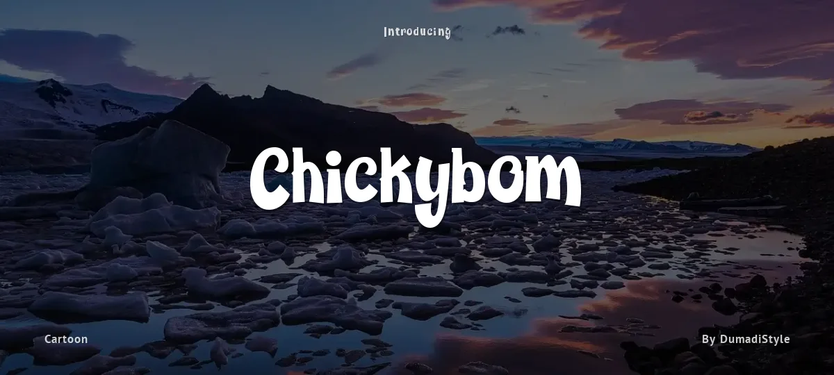 Chickybom font preview