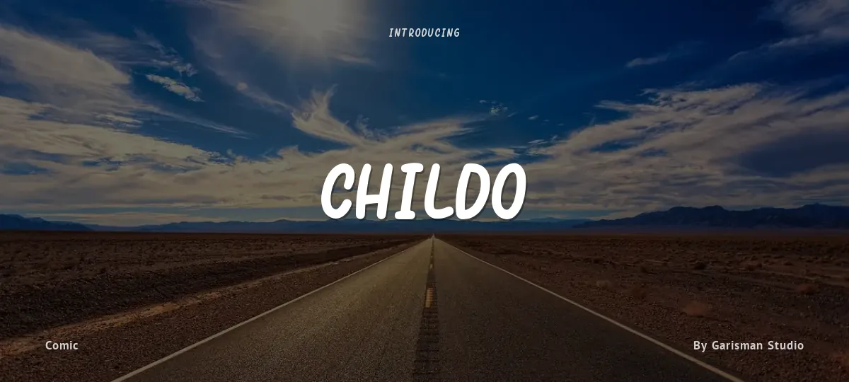 Childo font preview