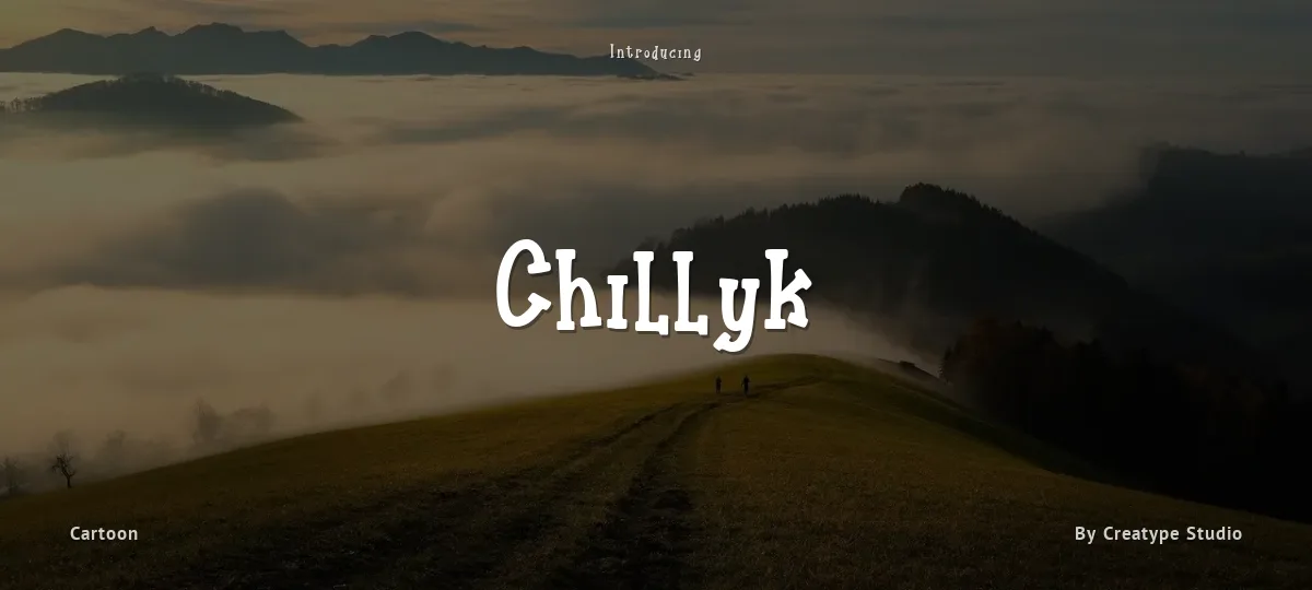 Chillyk font preview