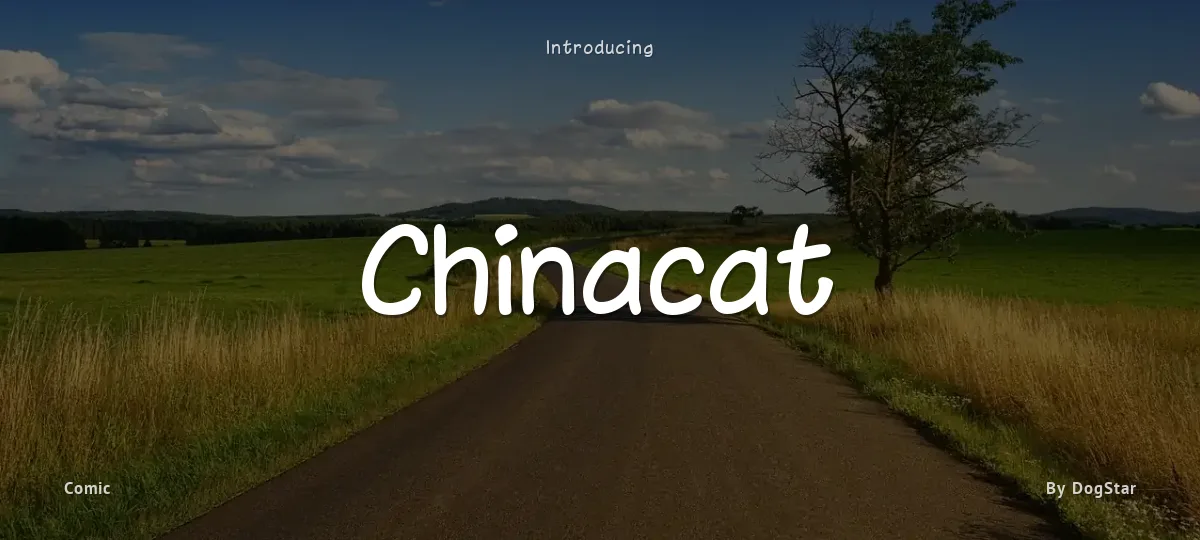 Chinacat font preview