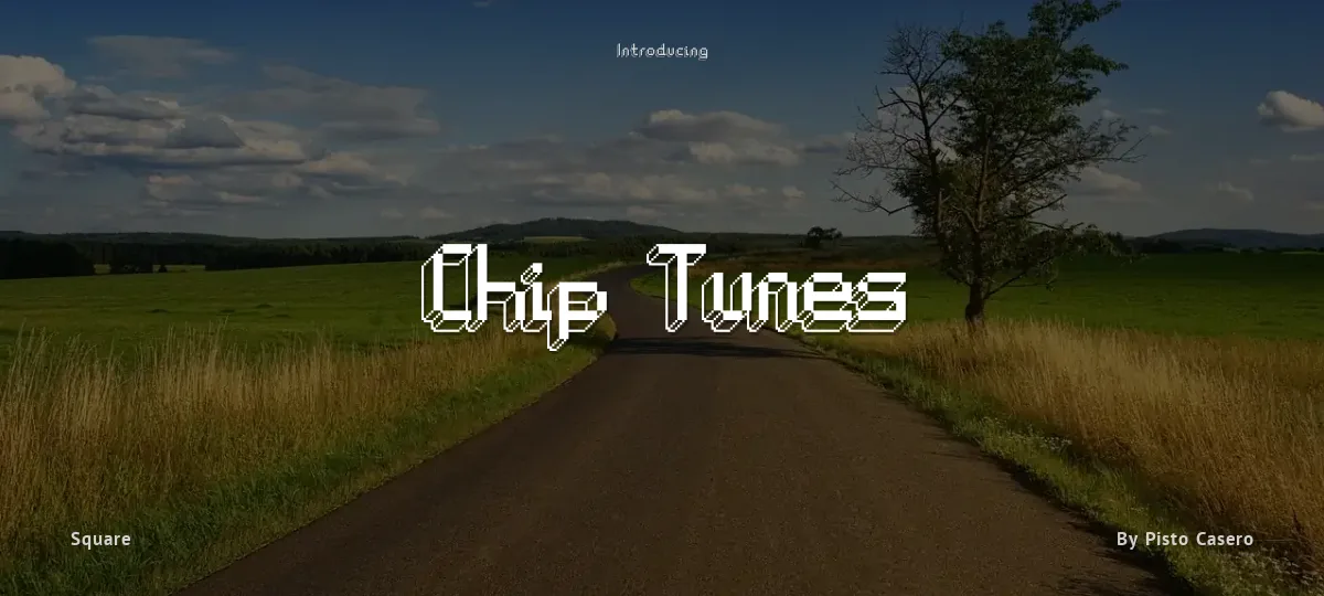 Chip Tunes font preview